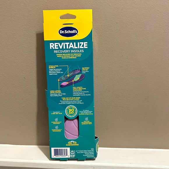 NWT Women’s DR. SCHOLL’S ‘Revitalize’ Recovery Insoles (Trim To Fit: Size 6-10) - Picture 4 of 10